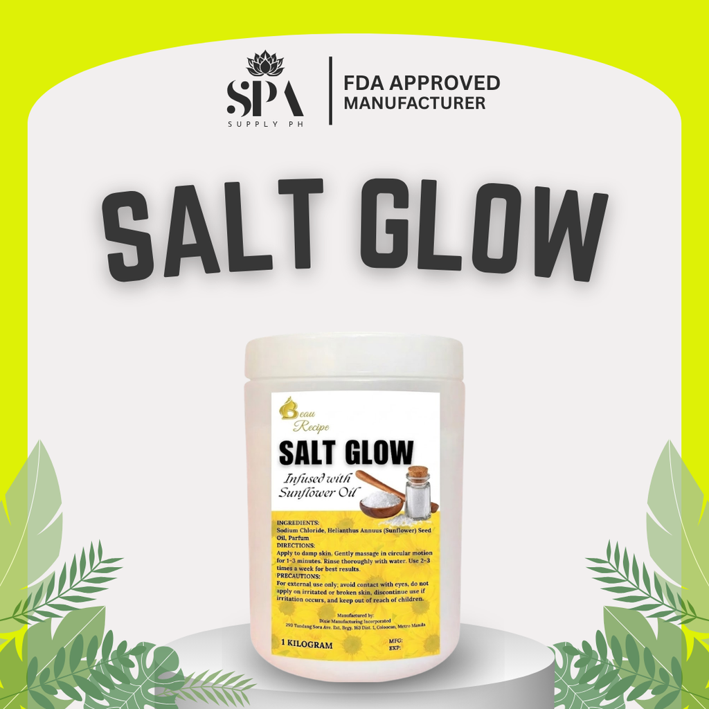 Correct photo - Salt Glow Infused w/ Sunflower Oil - 1KG SALT GLOW