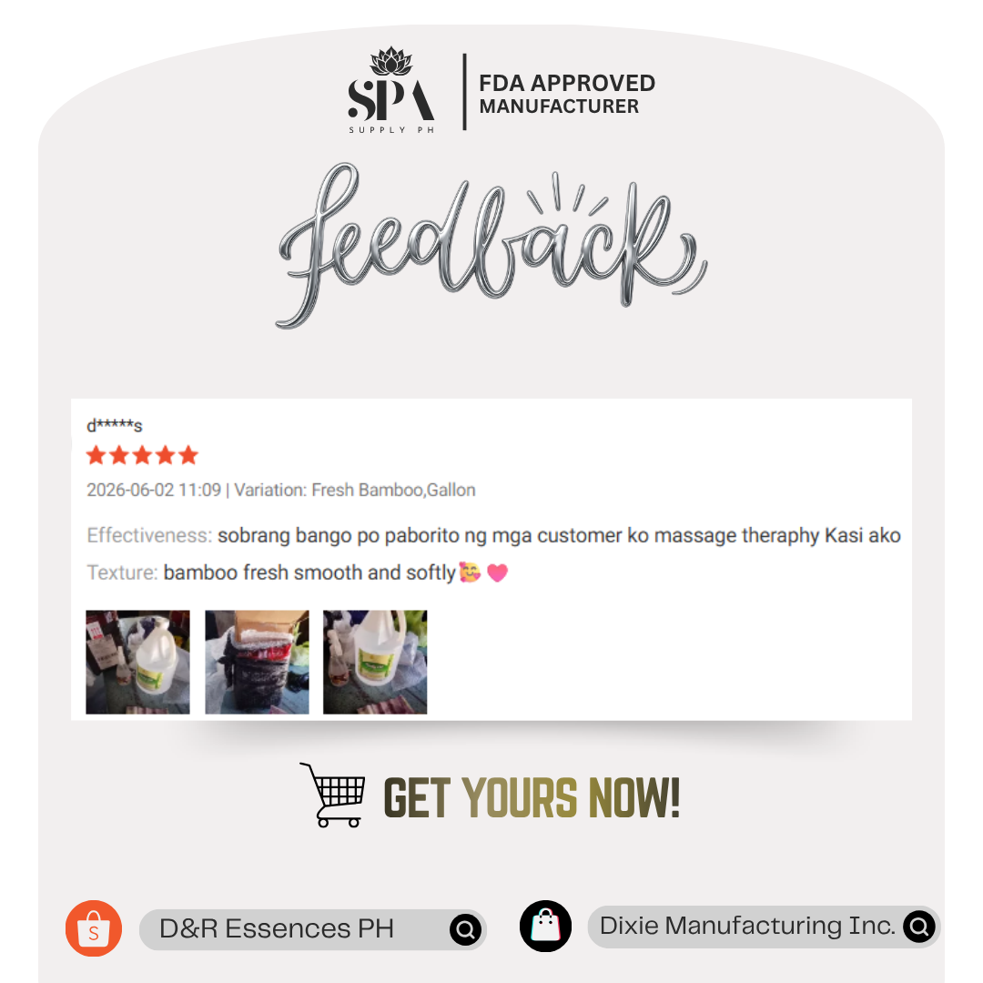 Massage oil customer review